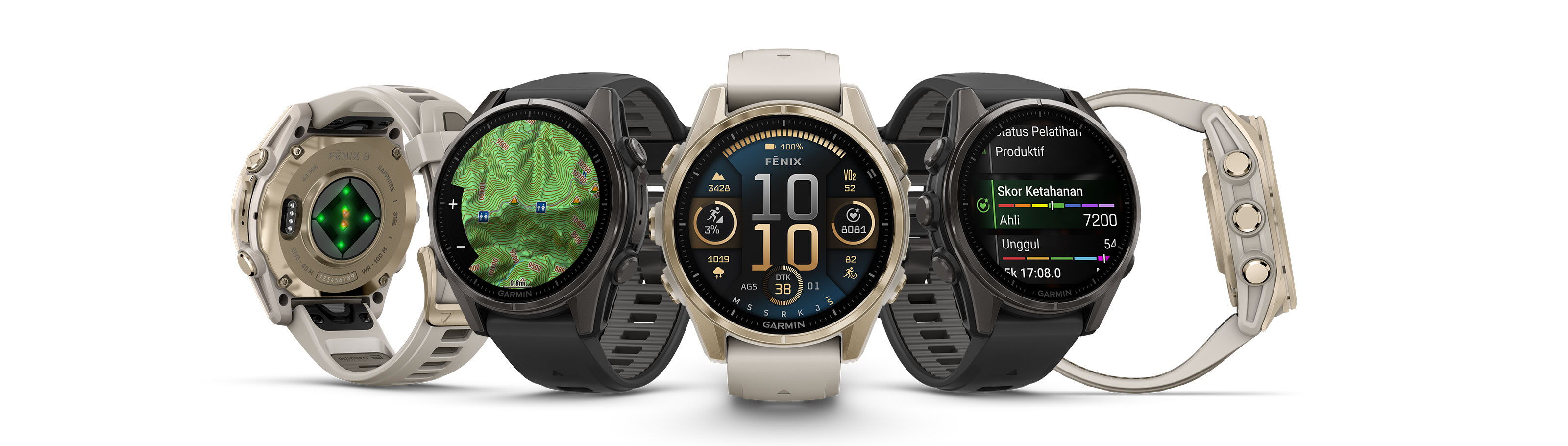 F Nix Amoled Jam Tangan Gps Multisport Mm Smartwatch