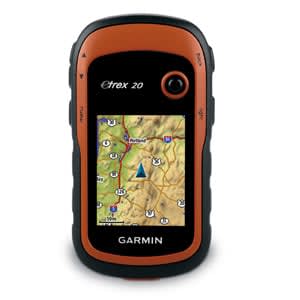 Garmin eTrex 20x Outdoor Handheld GPS Unit with TopoActive Western Europe Maps,Black/Orange 