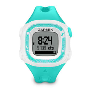 Forerunner Garmin Forerunner 15 GPS Fitness Running Watch White/Green With Charging Cable 