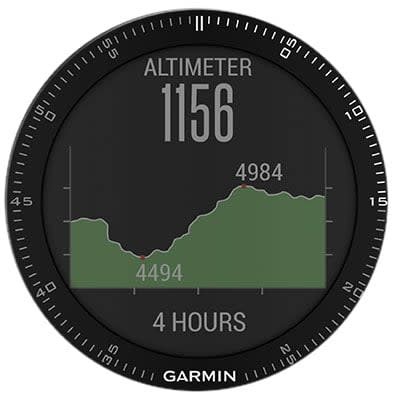 fēnix 3 altimeter