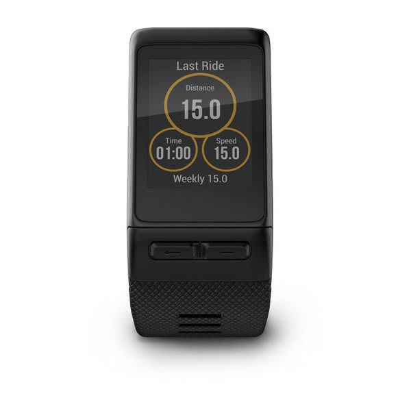 Renewed Black - 010-01605-03 Garmin vivoactive HR GPS Smartwatch - Regular Fit 