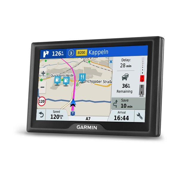 Wi-FI intégré Reconditionné Cartes Trafic Zones de Danger gratuits à Vie GPS Auto 6,95 Pouces Appels Mains Libres DriveSmart 61 LMT-S Garmin Cartes Europe 46 Pays 