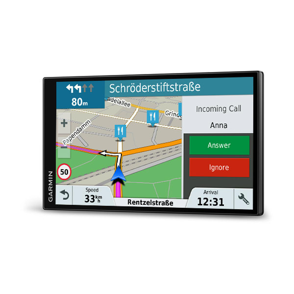 Renewed Garmin Drive 51LMT-S 5 Inch Sat Nav with Lifetime Map Updates for UK/Ireland Free Live Traffic Black