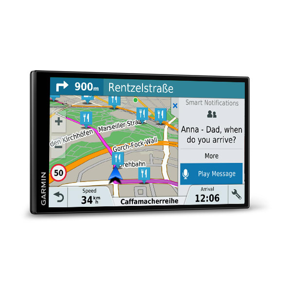 Free Live Traffic and Built-In Wi-Fi Garmin DriveSmart 51LMT-S 5 Inch Sat Nav with Lifetime Map Updates for UK and Ireland 