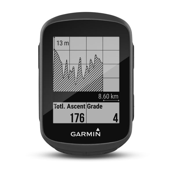 garmin edge 130 heart rate display