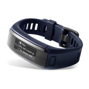 Bracelet connecté Garmin vivosmart HR+ Bleu Taille M - Bracelet