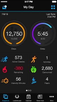 Garmin vivoactive hotsell hr app