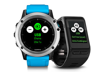 Управление умными часами Garmin