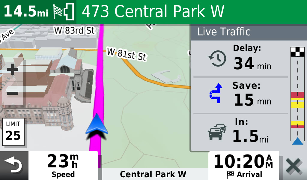 GARMIN GPS Voiture DriveSmart 65 & Live Traffic (010-02038-12