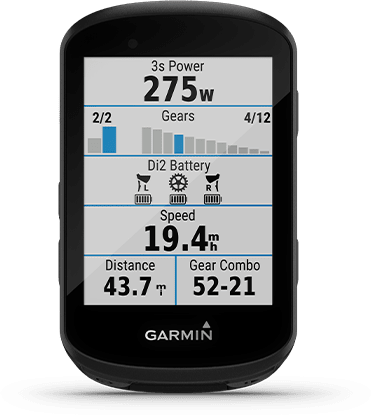 Garmin Edge® 530 Bike Computer, Black - Worldshop