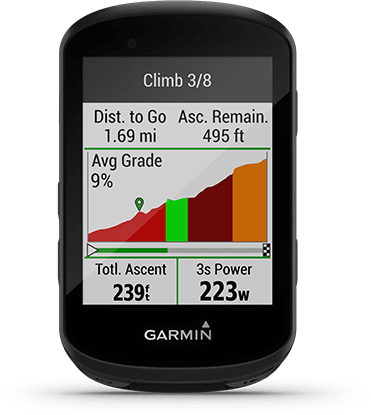 Garmin Edge® 830 Cycling with Performance Insights
