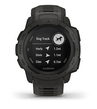 Garmin shop dog track