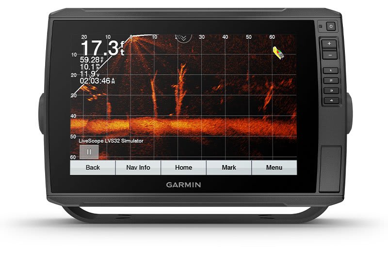 Garmin Livescope Plus LVS34 System with Echomap 126sv Bundle