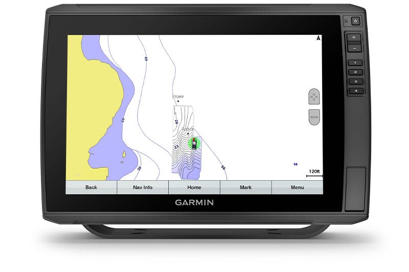 Kartplotter GARMIN echoMAP Ultra 122sv 12 KartplotterEkkolodd usvinger 0100211300