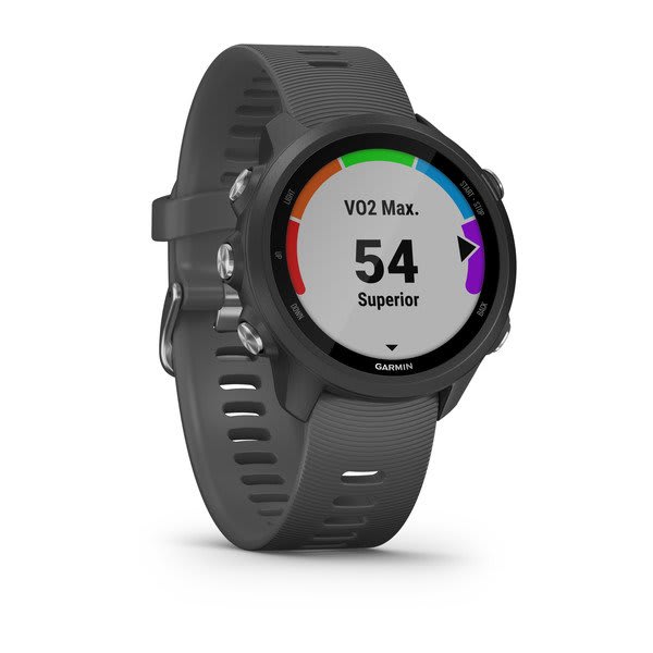 Garmin Forerunner 245 Slate Gray GPS Running Smartwatch with Advanced Dynamics 