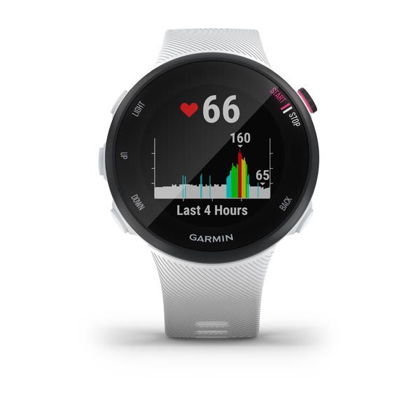 Black Garmin Forerunner 45 GPS Heart Rate Monitor Running Smartwatch Renewed - 