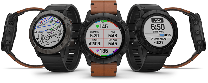 Garmin Garmin Fenix 6X Pro Solar Multisport GPS Smartwatch Carbon Gray+2 Year Warranty 