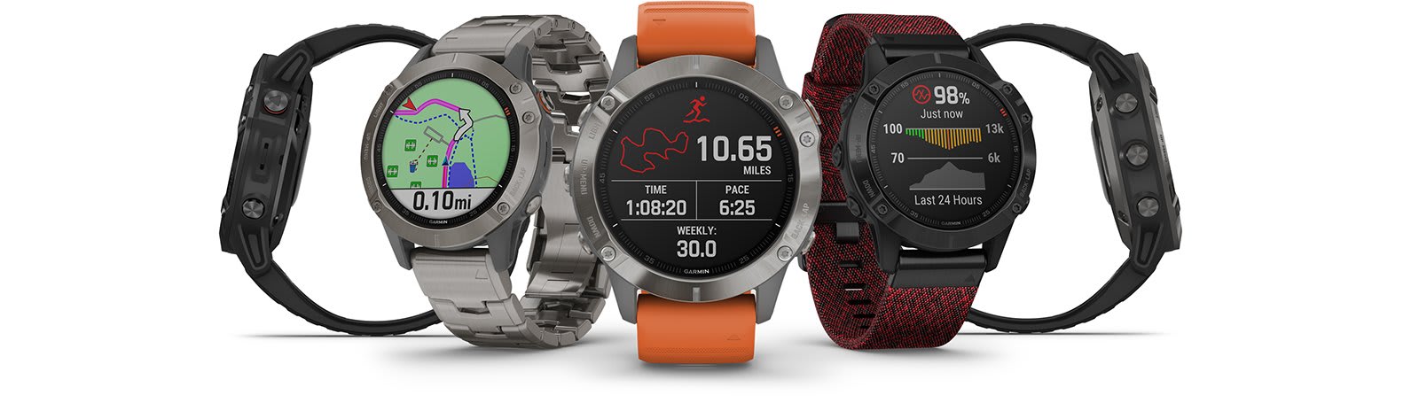 Garmin fenix 6 Pro Sapphire Multisport Fitness Watch