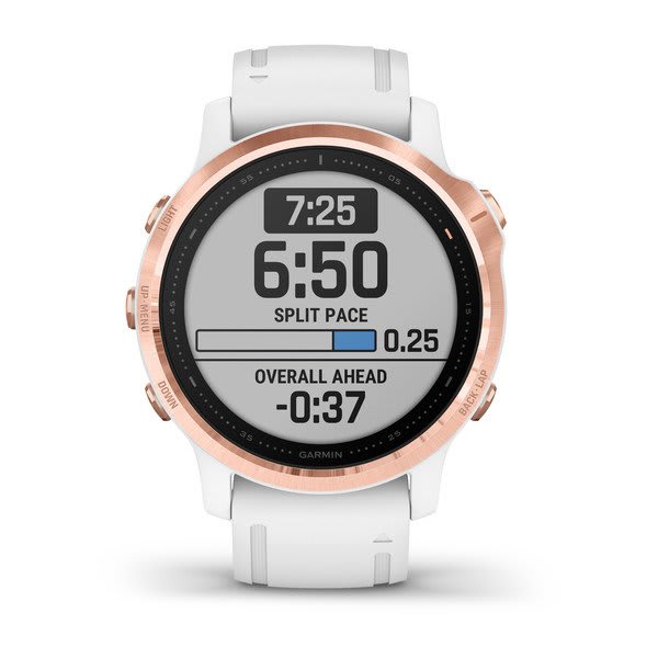 Grade-Adjusted Pace Guidance and Pulse Ox Sensors Smaller-Sized Renewed Garmin Fenix 6S Pro Music features Mapping Black Premium Multisport GPS Watch 