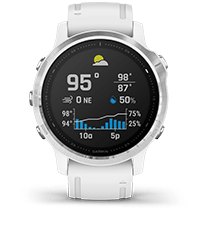 Garmin Fenix 6S Pro, reloj GPS multideportivo premium, tamaño más pequeño,  características de mapeo, música, guía de ritmo ajustado de grado y