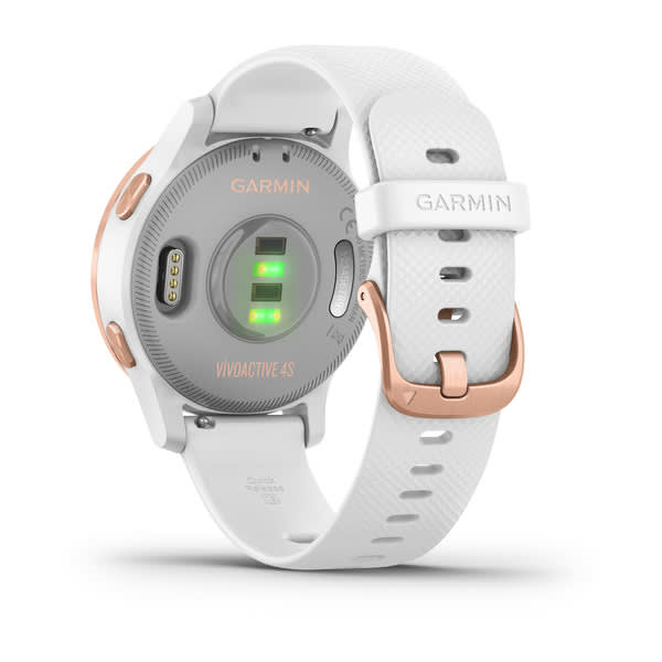 Garmin Vivoactive 4, reloj inteligente GPS, cuenta con música, monitoreo de  energía corporal, entrenamientos animados, sensores de pulso buey y más