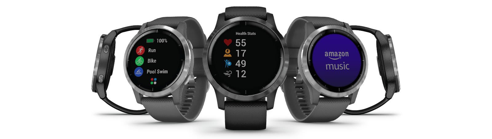 Garmin Vívoactive 4 Features Music GPS Smartwatch Body Energy Monitoring NEW 