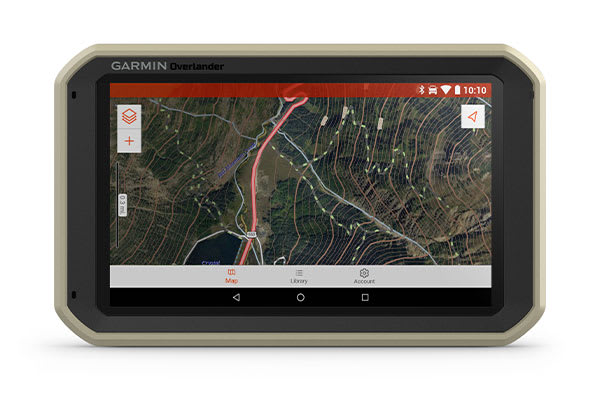 Garmin Overlander®  Navigation for Overlanding