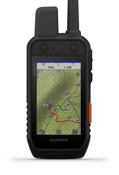 GPS Handset Navigation System Soft Silicone Skin Protective Cover Black kwmobile Case Compatible with Garmin Alpha 200i 