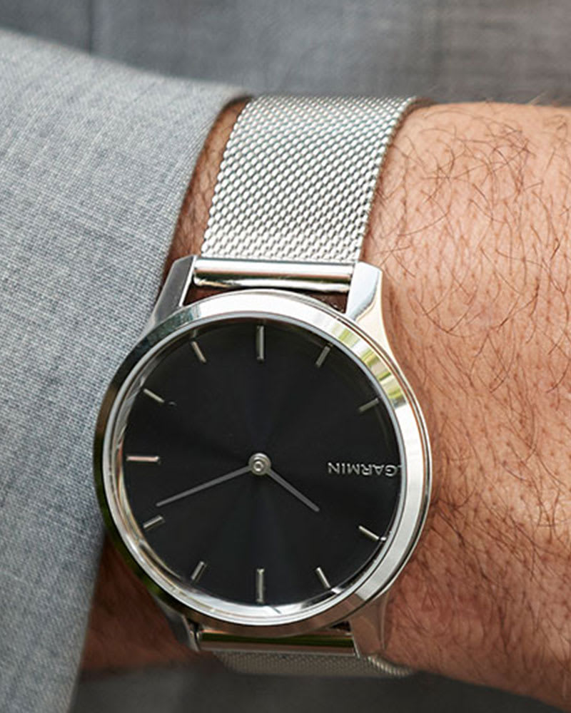 GARMIN vivomove Luxe Silver Milanese | nate-hospital.com