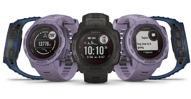 Garmin Instinct® Solar  Outdoor Solar Powered Smartwatch