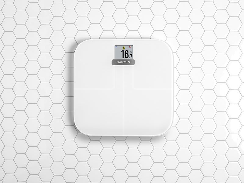 Báscula digital Garmin Index negra, hasta 181.4 kg