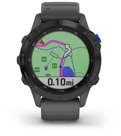 Garmin Fenix 6 Pro Solar 47mm Watch (Slate Grey/Black Band)