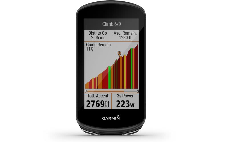 Garmin Edge 1030 Plus, computadora GPS para ciclismo/bicicleta, sugerencias  de entrenamiento en el dispositivo, guía de ritmo ClimbPro y más