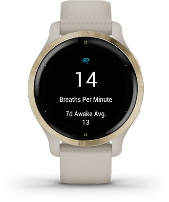 Garmin Venu 2S (Slate and Graphite) GPS smartwatch at Crutchfield