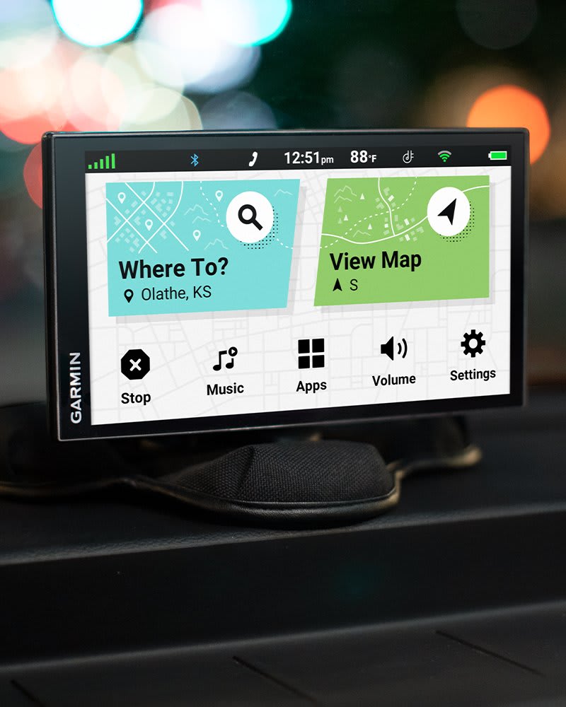 GPS Garmin DriveSmart 66 avec cartes haute résolution brillantes
