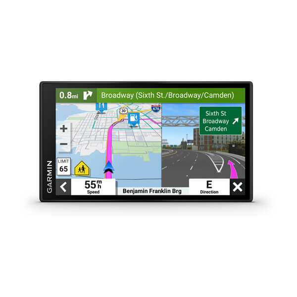 Garmin DriveSmart 55 W/Traffic 5.5 Display GPS Navigator Includes Case and Friction Mount 