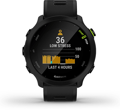 Garmin Forerunner 55, GPS Running Watch with Daily Suggested Workouts, Up  to 2 Weeks of Battery Life, Aqua & 010-12883-00 HRM-Dual Heart Rate  Monitor