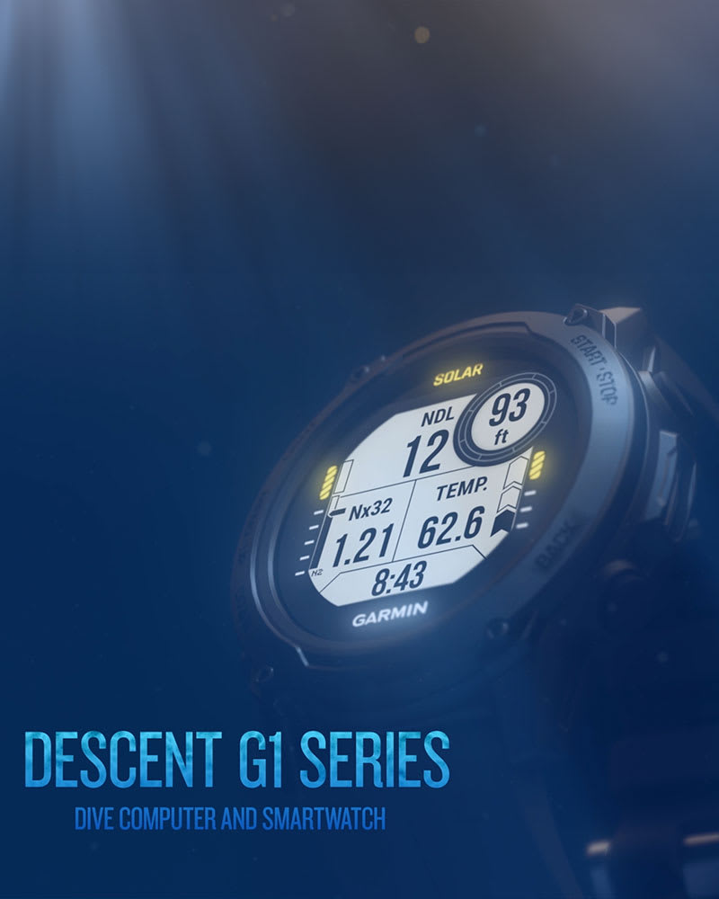 Garmin Descent™ G1 Solar - Ocean Edition | Dive Computer