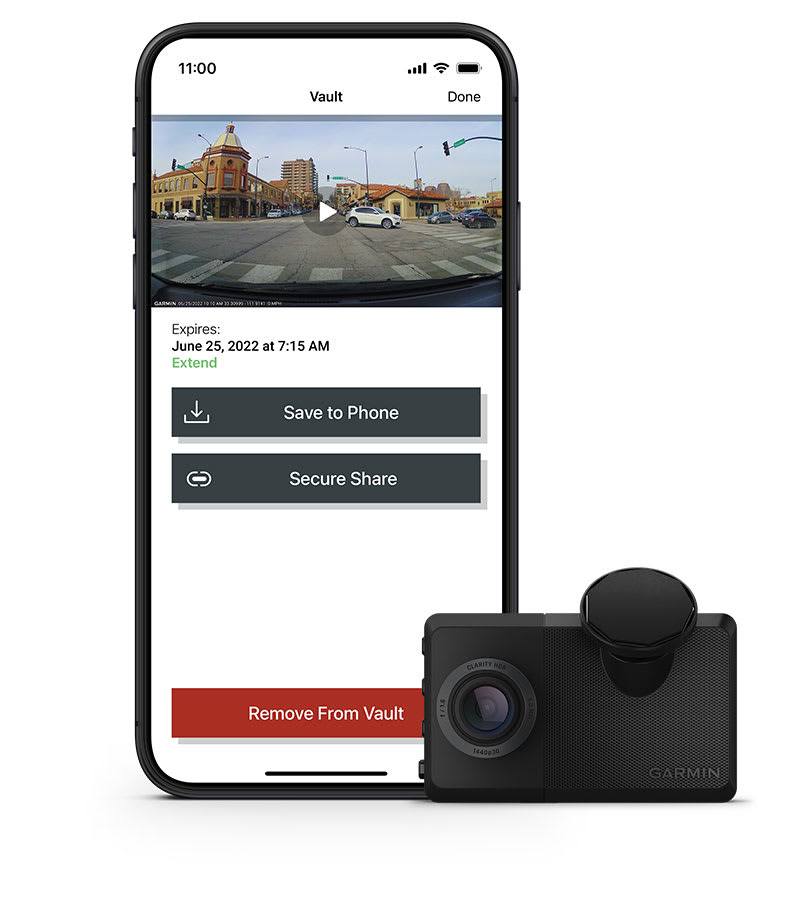 Garmin Dash Cam™ Live  Dash Cam with Live Monitoring