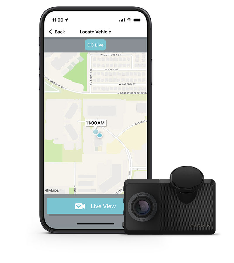 Garmin Dash Cam™ Live Cam | Live with Dash Monitoring