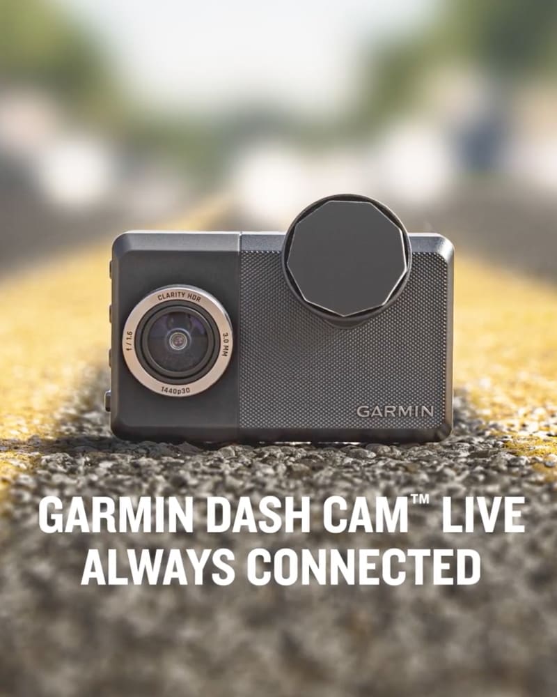 Garmin Dash Cam™ 65W  Dashboard Camera with Voice Control