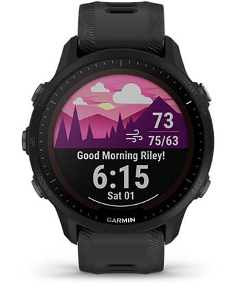  Garmin Forerunner 955 GPS Running 46.5 mm Smartwatch, Tailored  to Triathletes, Long-Lasting Battery, Black with Wearable4U Black Earbuds  Bundle : Electronics