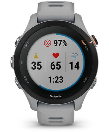 Garmin Forerunner 255S (gris polvo) GPS Running Smartwatch - Reloj de mujer  con entrenamiento, recuperación y estado de frecuencia cardíaca, paquete