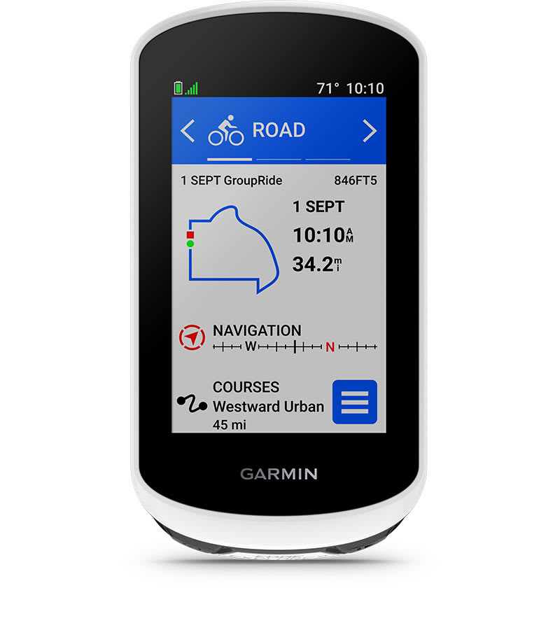 GARMIN EDGE EXPLORE 2 CYCLING COMPUTER & EDGE POWER MOUNT - Road