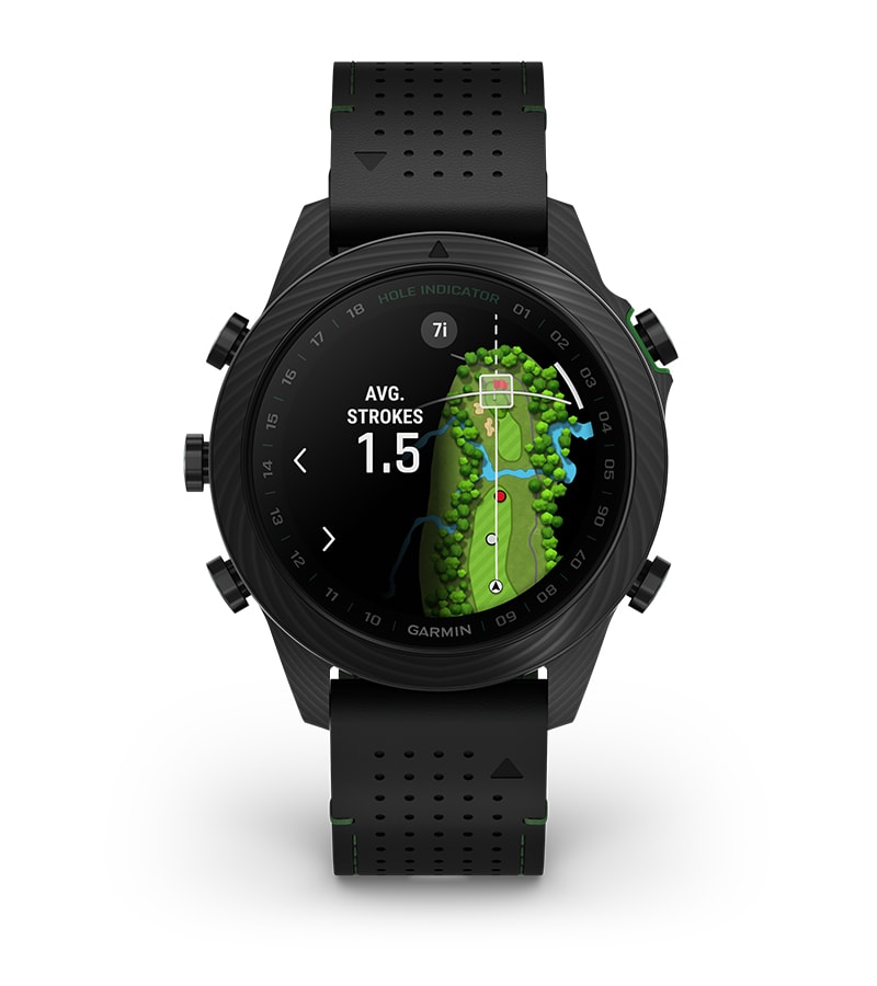 Garmin MARQ Golfer Gen 2 Carbon Edition Moderne smartwatch voor fanatieke golfers Golf