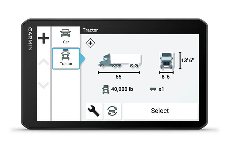 Garmin dēzlCam™ OTR710 | Trucking GPS with Dash Cam