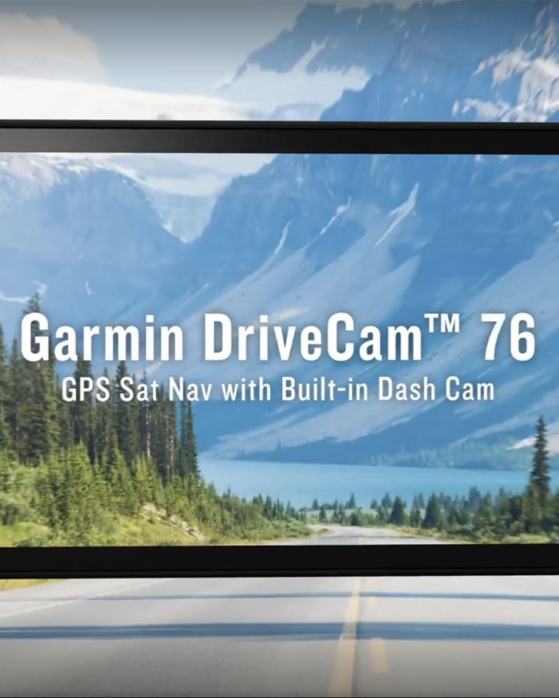 Garmin DriveCam 76 7 GPS Navigator w/ Dash Cam 010-02729-00