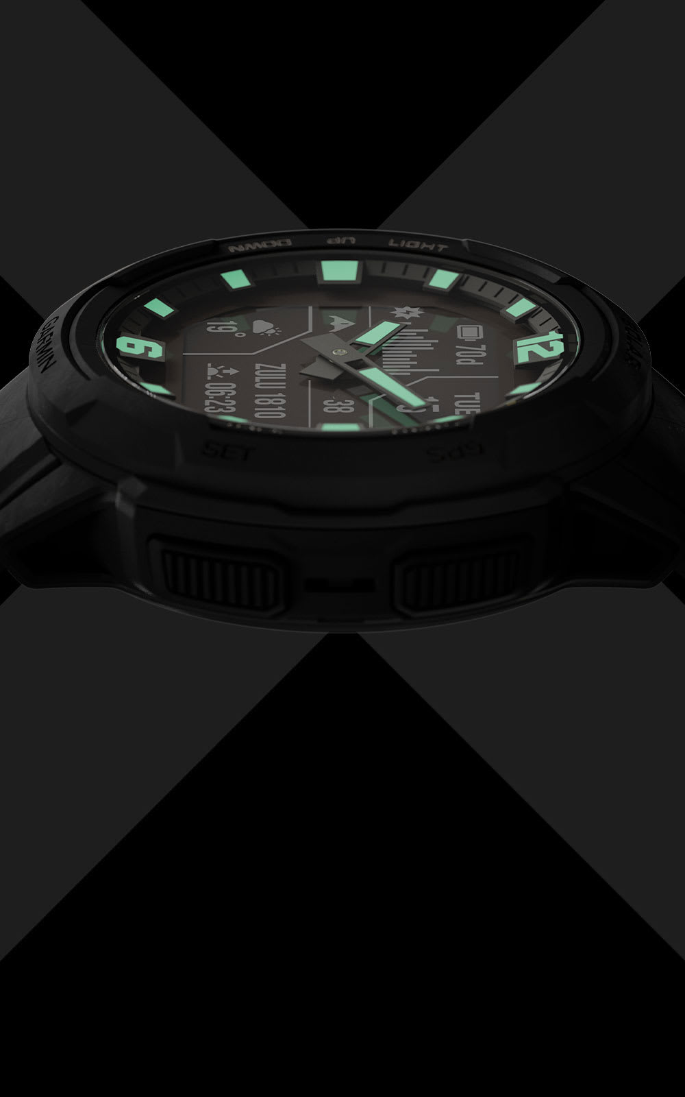 Garmin Instinct® Crossover Solar - Tactical Edition Watch
