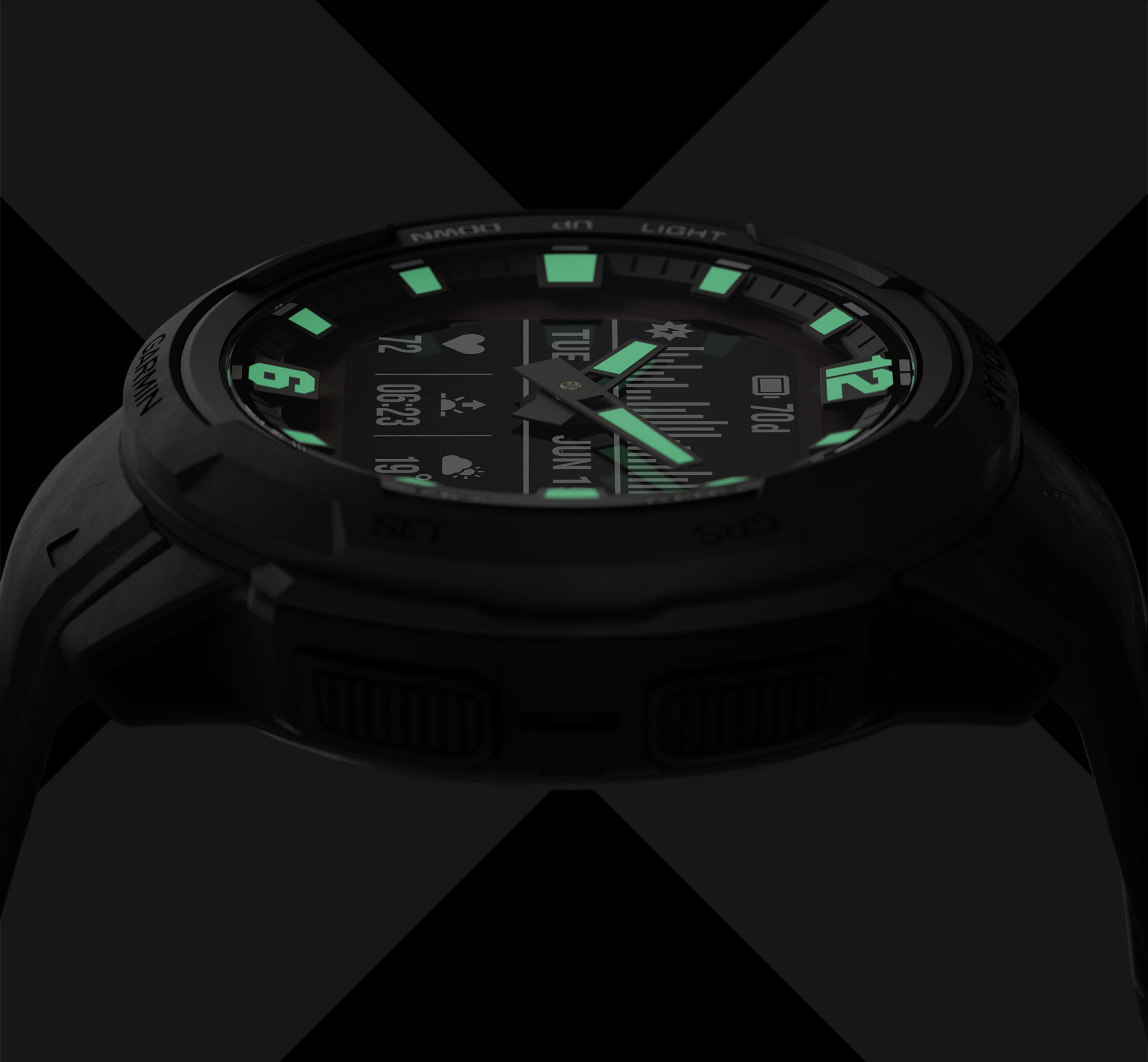 Garmin Instinct® Crossover Solar | Rugged Hybrid Smartwatch