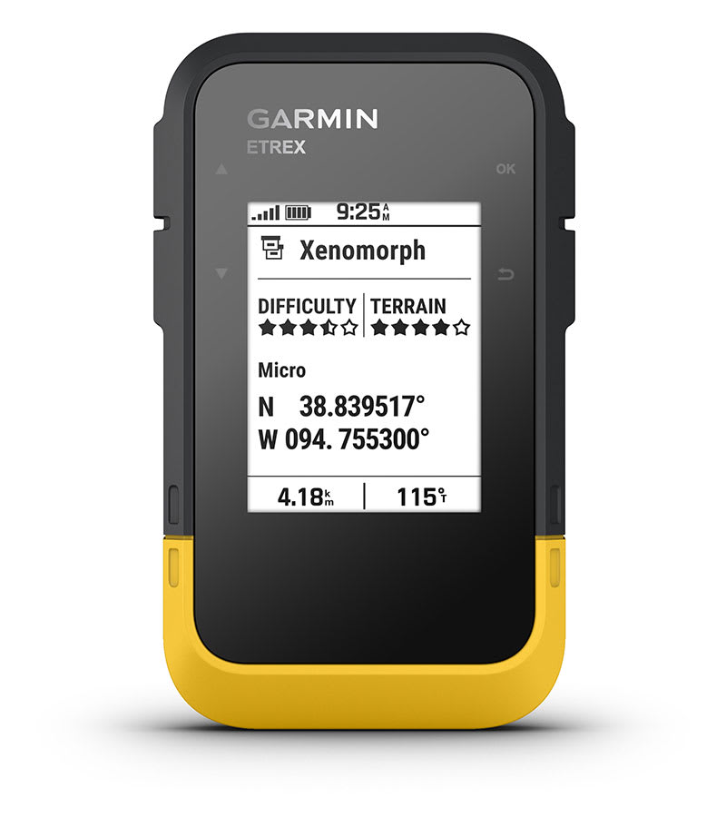 Resumen de las características de la serie Garmin eTrex